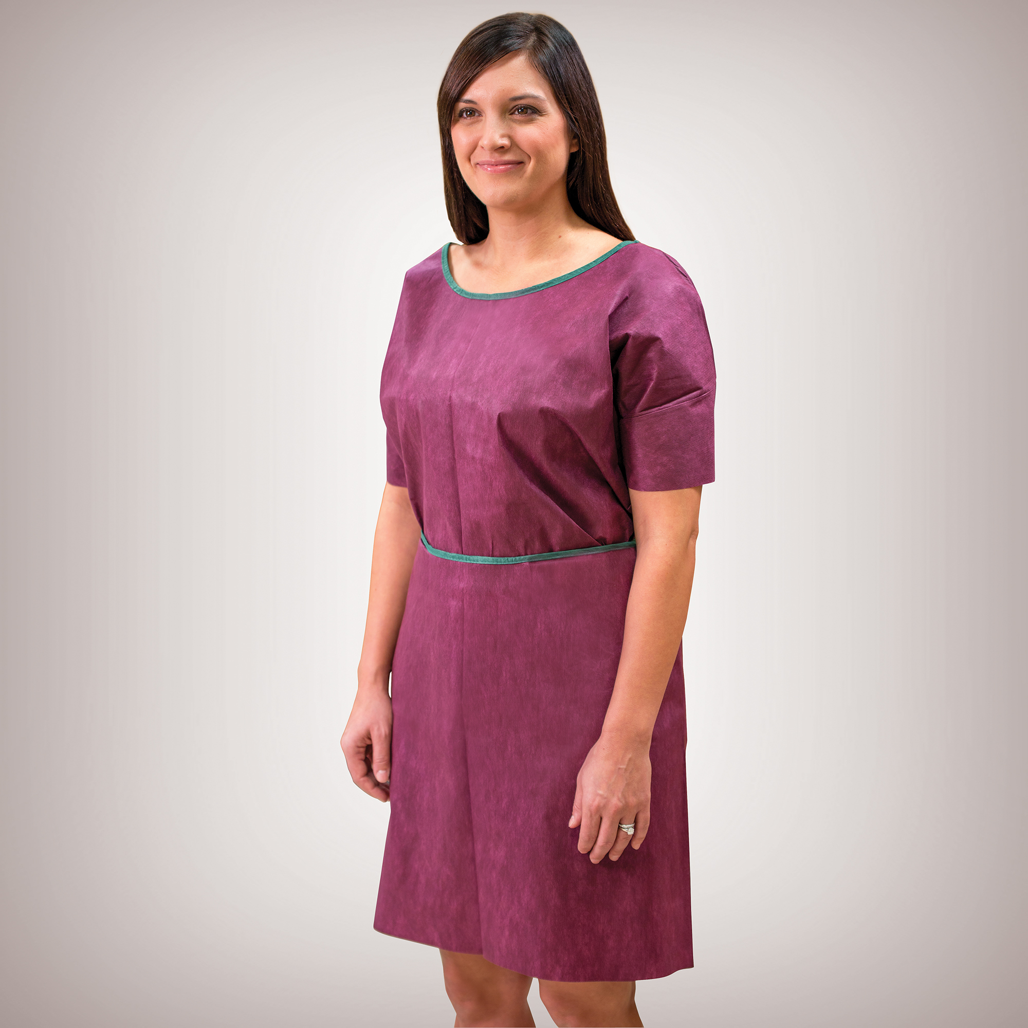 Graham Medical® Non-woven SMS Exam Gowns (Maroon)